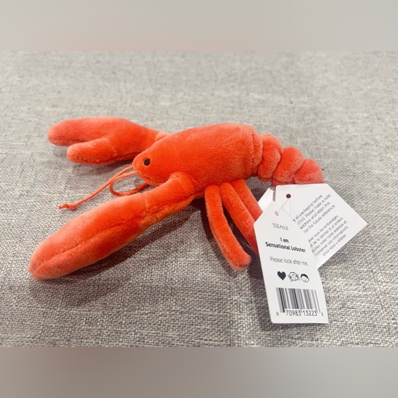 Jellycat Sensational Seafood Lobster Collectible Brand New with Tags (BNWT) - Picture 3 of 4
